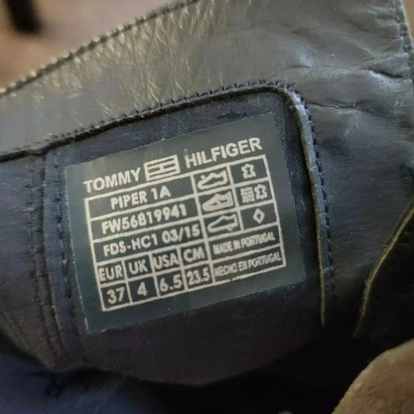 TOMMY Hilfiger Size 6.5 Piper 1 A Mid Boots Buckle Zip Side Women's - Picture 6 of 12